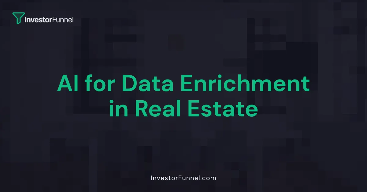 AI for Data Enrichment in Real Estate