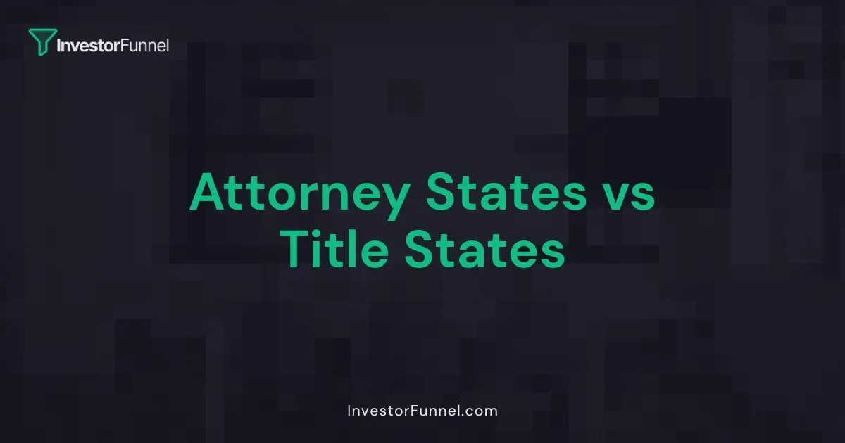 Attorney States vs Title States