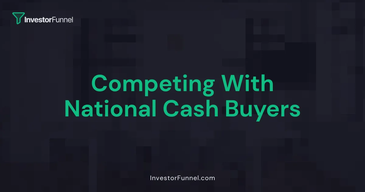 Competing With National Cash Buyers