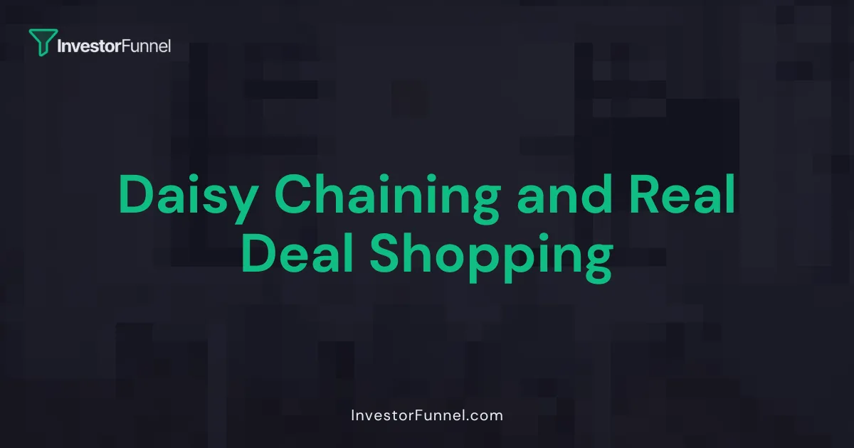 Daisy Chaining and Deal Shopping