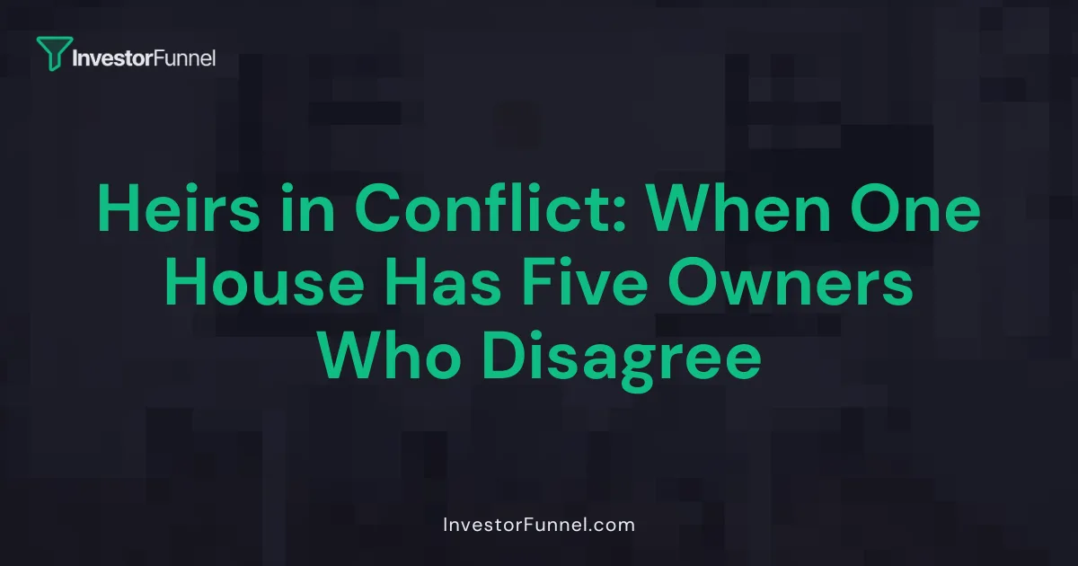 Heirs in Conflict: When One House Has Five Owners Who Disagree