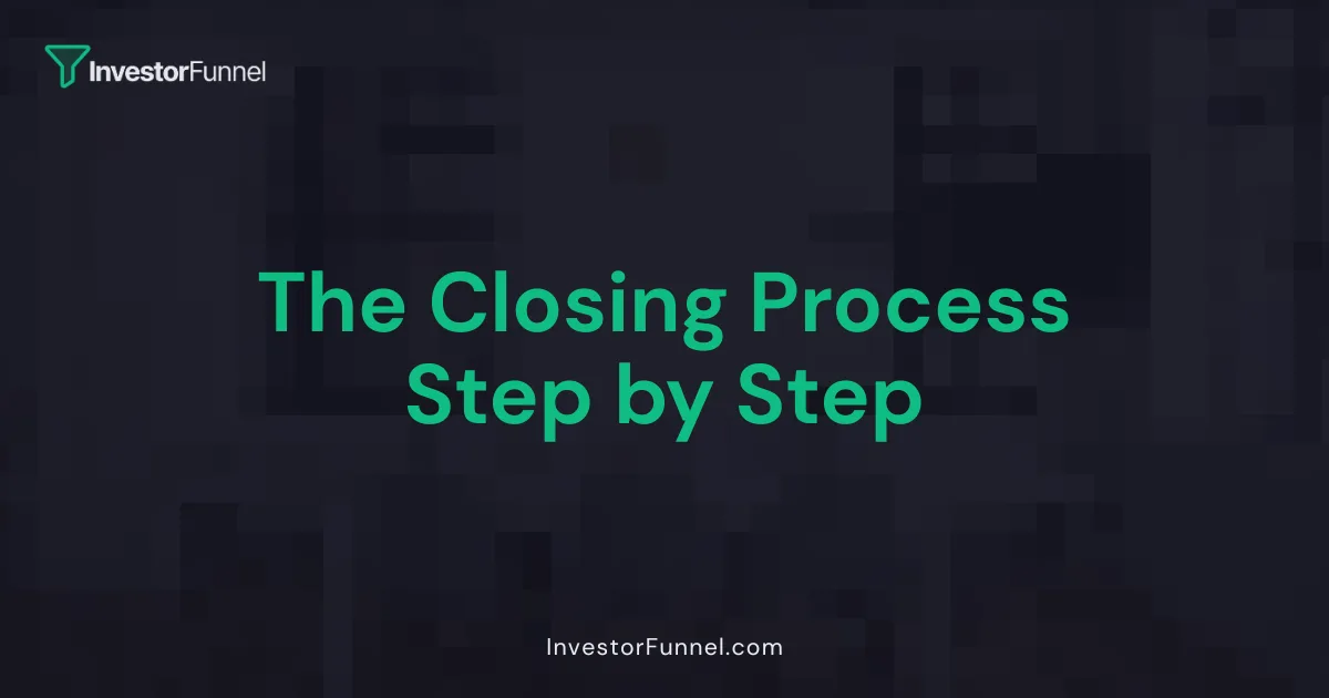 The Deal Closing Process Step by Step