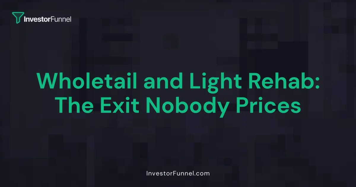 Wholetail and Light Rehab: The Exit Nobody Prices